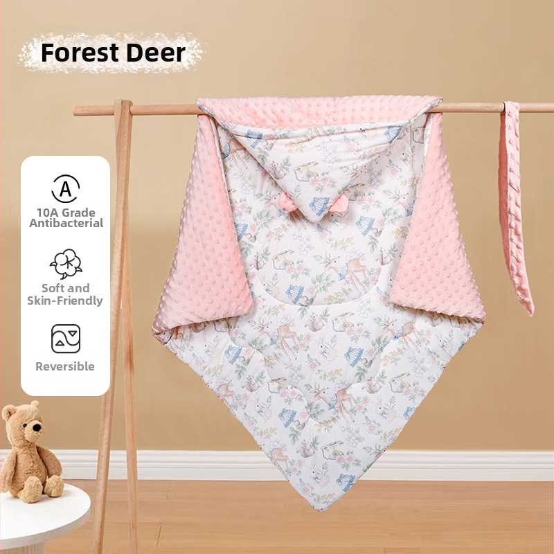 Пелена за завиване за новородени, дебела и ветроустойчива, тегло 0.55–1.0 кг, за пролет и есен