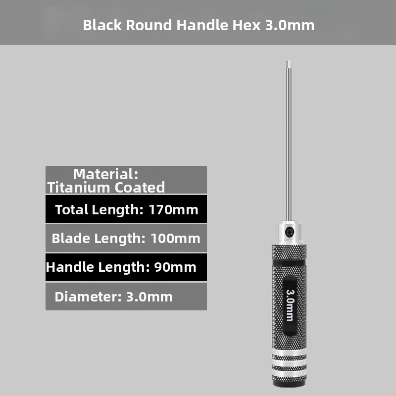 Set šesťuholníkových skrutkovačov pre model lietadla 1.27/1.3/1.5/2.5 mm, 6‑uholník