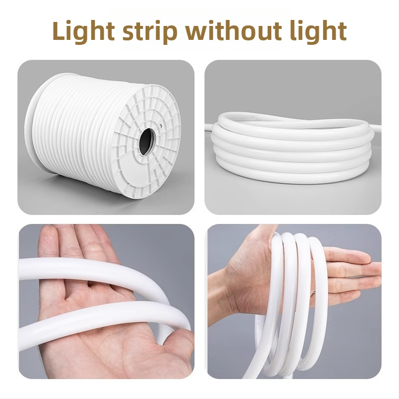 LED apskritos formos šviesos juosta - silikoninė lanksti, lauko atsparus reklaminis ženklas juosta (Nėra importuota; Nėra sertifikato; Nėra bendras mokesčių mokėtojas)