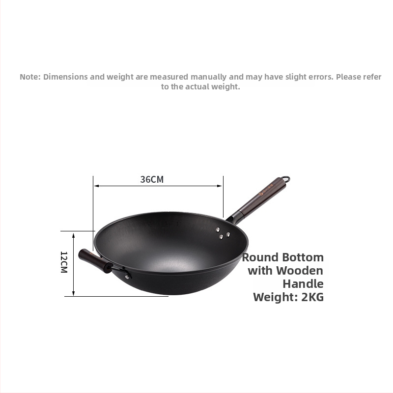 Wok z liatiny – čínskeho štýlu, kompatibilný s plynovým sporákom, jednovrstvové dno, sklenený pokrievka z nehrdzavejúcej ocele