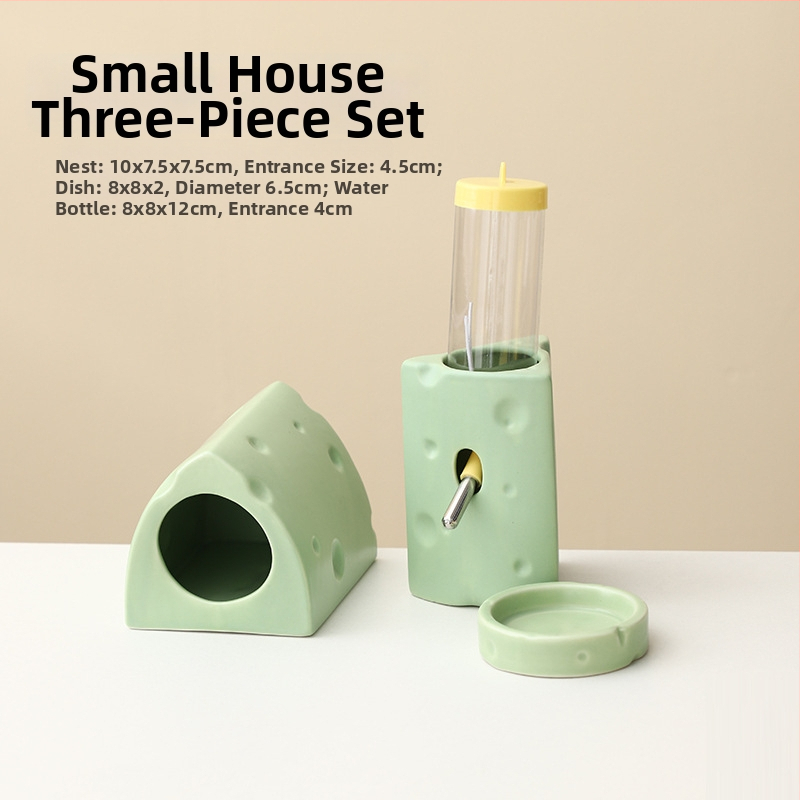 Keramická skrýša pre škrečka – letná verzia, pôvod Dehua, model YK15, pre škrečka