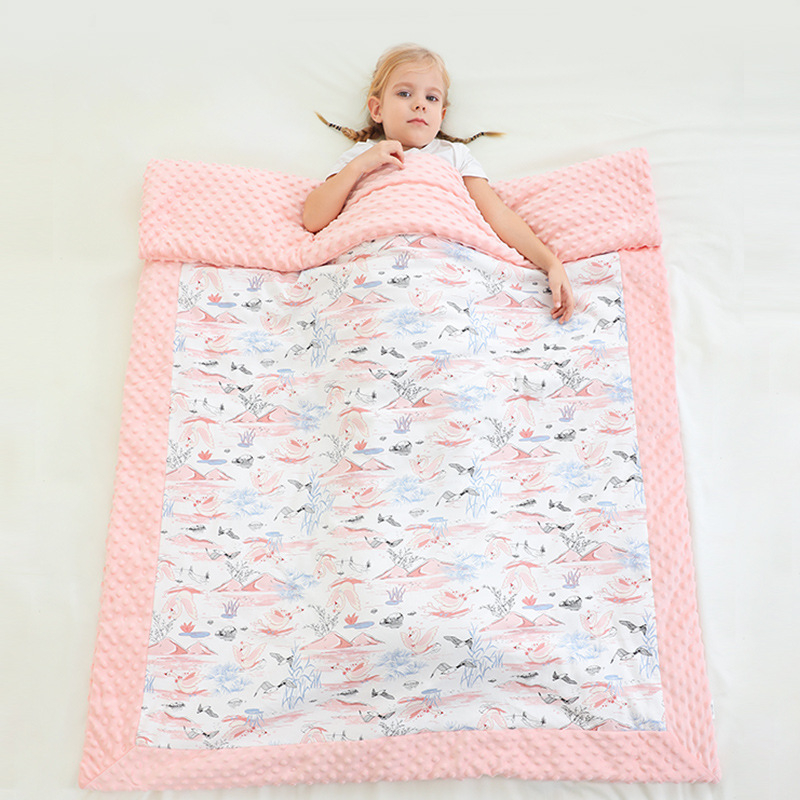 Mywander pătură de aruncat pentru nou-născuți și copii mici, 95% bumbac, model desen animat, toate anotimpurile, vârsta 1–3 ani