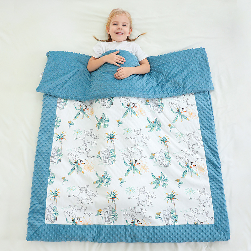 Mywander pătură de aruncat pentru nou-născuți și copii mici, 95% bumbac, model desen animat, toate anotimpurile, vârsta 1–3 ani