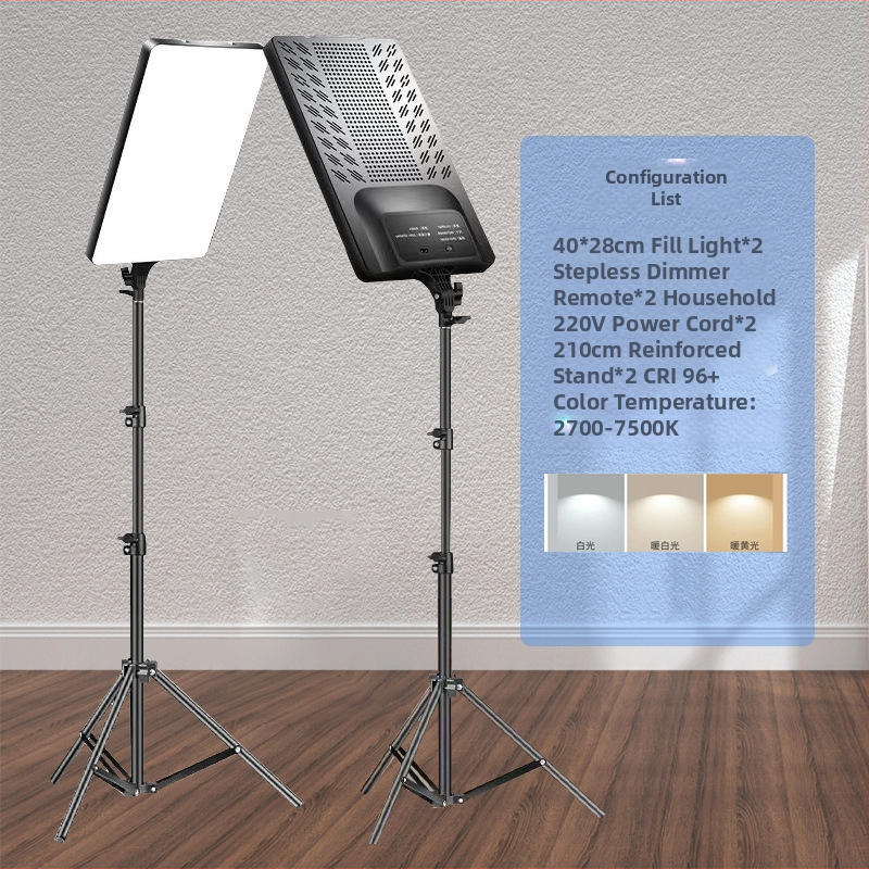 LED панел светлина за лайв стрийминг и фотозаснемане; преносима, 51-100W, 220V, вертикален монтаж, вътрешно видеозаснемане