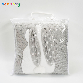 Sunnozy Бебешко плюшено одеяло – полиестер, 800–1000 g, за новородени до 6 години, есенно-зимно