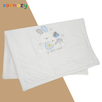 Sunnozy Бебешко плюшено одеяло – полиестер, 800–1000 g, за новородени до 6 години, есенно-зимно