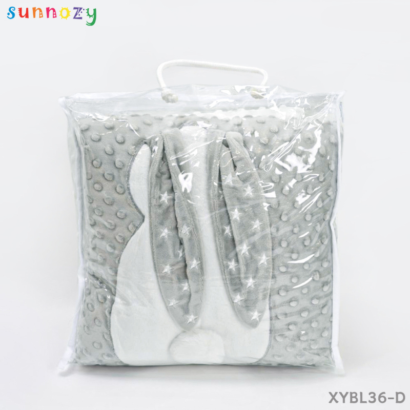 Sunnozy Бебешко плюшено одеяло – полиестер, 800–1000 g, за новородени до 6 години, есенно-зимно