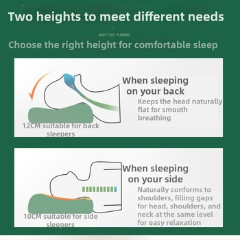 Latexový vankúš s 90% prírodným latexom, obdĺžnikový tvar, pletené jadro, výška 25 cm a viac, masážne granuly pre oporu krku