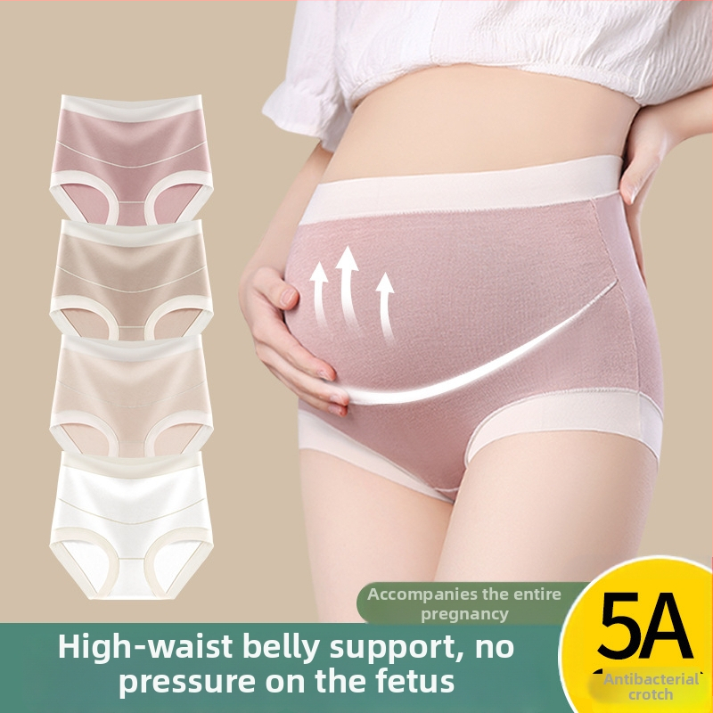 Tehotenské nohavičky s vysokým pásom, antibakteriálne, bavlnená výstelka v rozkroku, regenerovaná celulóza (Vysoký pás; antibakteriálne; bavlnená výstelka; regenerovaná celulóza)
