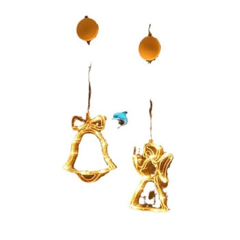 Mini riputatav põder dekoratsioon jõulupuule | Materjal PVC | Bränd Holy distance | Modernne minimalistlik stiil | Sobib jõuludeks