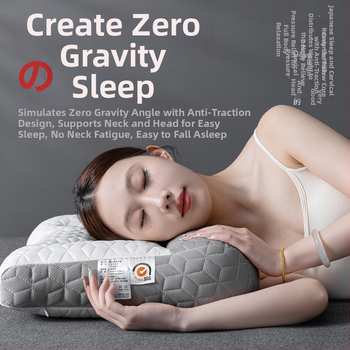 Set dvoch latexových vankúšov pre oporu krku – obdĺžnikový tvar, pletené jadro, latexový obsah 80–90%, vhodné pre bočné a chrbtové spanie