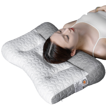 Set dvoch latexových vankúšov pre oporu krku – obdĺžnikový tvar, pletené jadro, latexový obsah 80–90%, vhodné pre bočné a chrbtové spanie