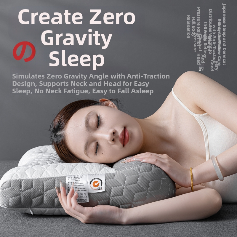 Latekso kaklo atramosi pagalvių komplektas – stačiakampio formos, megzta šerdis, latekso kiekis 80–90%, tinkamas šoniniam ir nugaros miegui