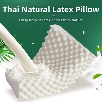 Latexový vankúš s vlnitým tvarom, hmotnosť 1,0–1,5 kg, materiál: umelý latex, látka: pletená tkanina