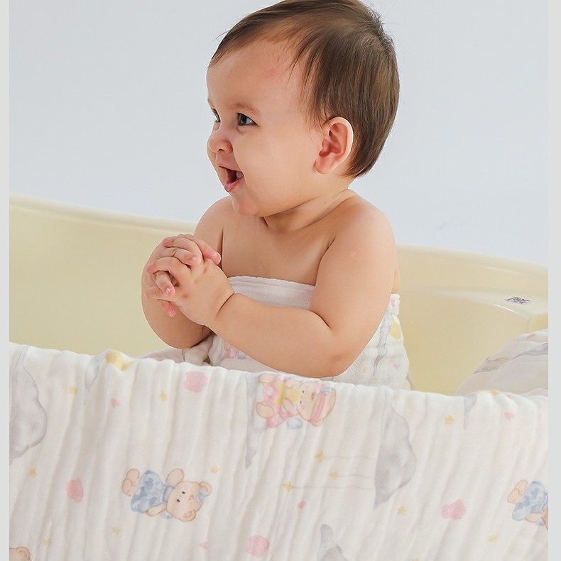 Detský uterák na kúpanie - 100% bavlna, vlákno 40 count, 300-400 g, pre dojčatá a deti