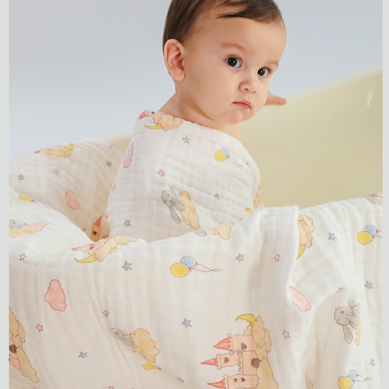 Detský uterák na kúpanie - 100% bavlna, vlákno 40 count, 300-400 g, pre dojčatá a deti