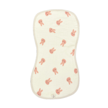 Dojčenská utierka na sliny, 100% bavlna, pre novorodencov 0–12 mesiacov, veľmi savá, motív zvierat.