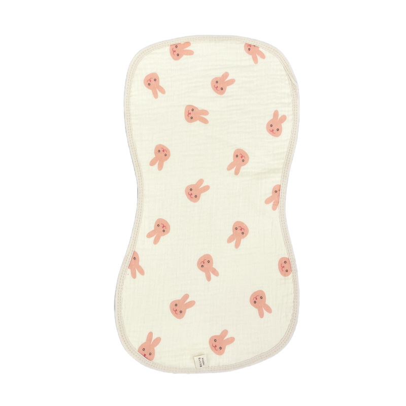 Dojčenská utierka na sliny, 100% bavlna, pre novorodencov 0–12 mesiacov, veľmi savá, motív zvierat.