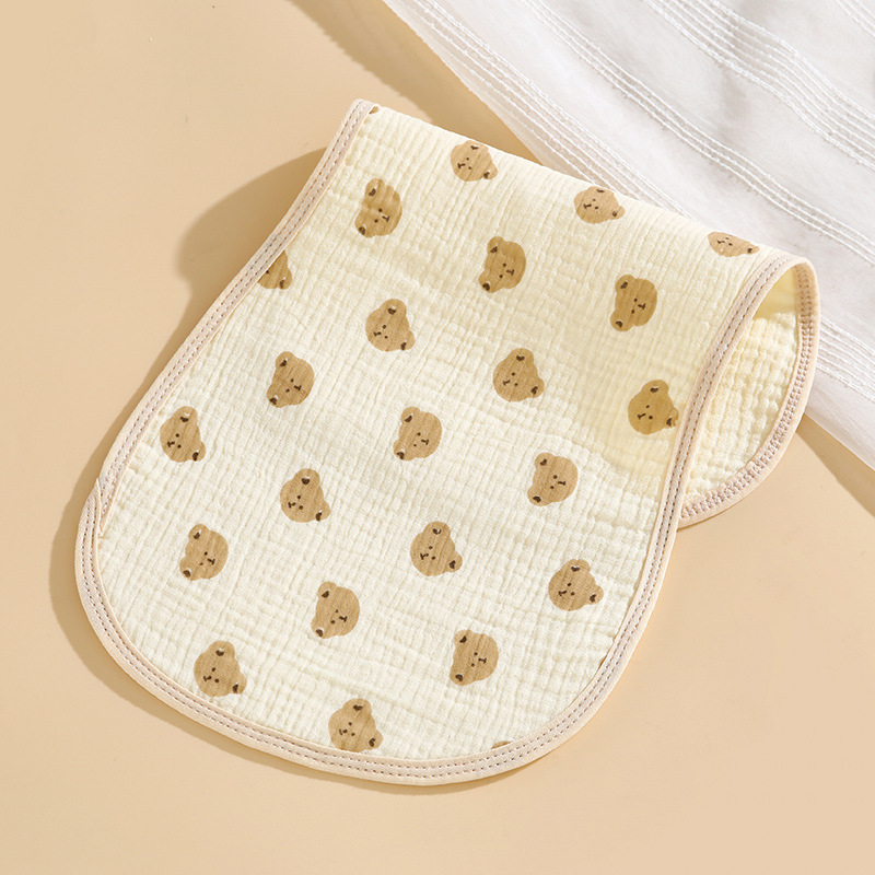 Dojčenská utierka na sliny, 100% bavlna, pre novorodencov 0–12 mesiacov, veľmi savá, motív zvierat.