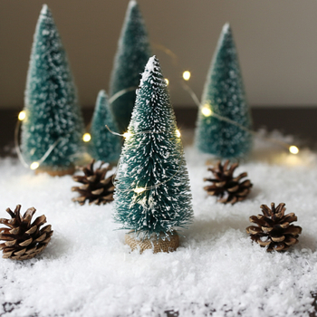 Desheng plastová taška s umelým snehovým práškom na vianočné úpravy krajiny