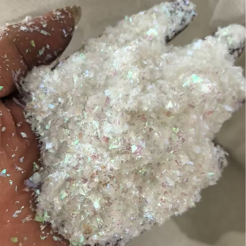 Desheng plastová taška s umelým snehovým práškom na vianočné úpravy krajiny