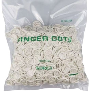 Jednorázové latexové prstové návleky na manikúru – hrubšie, s textúrou, odolné voči opotrebeniu a prepichnutiu