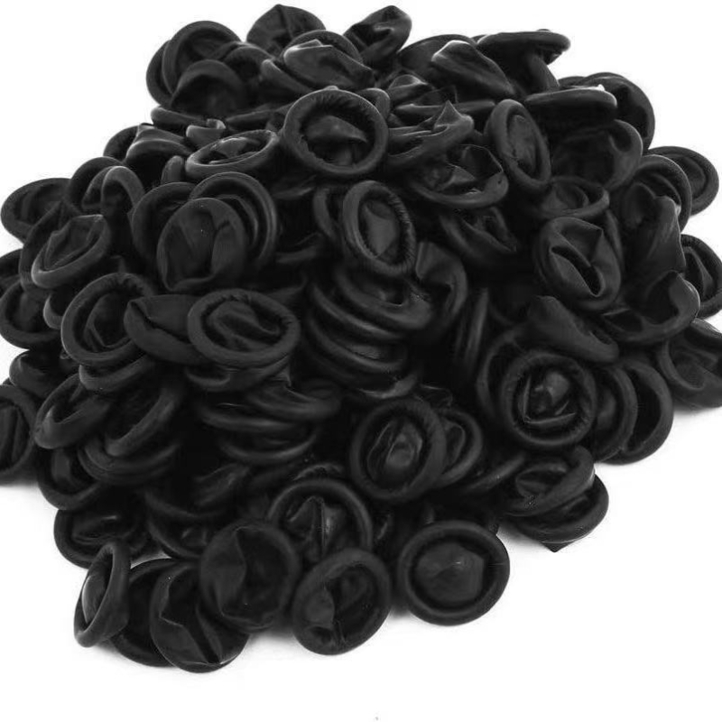 Jednorázové latexové prstové návleky na manikúru – hrubšie, s textúrou, odolné voči opotrebeniu a prepichnutiu