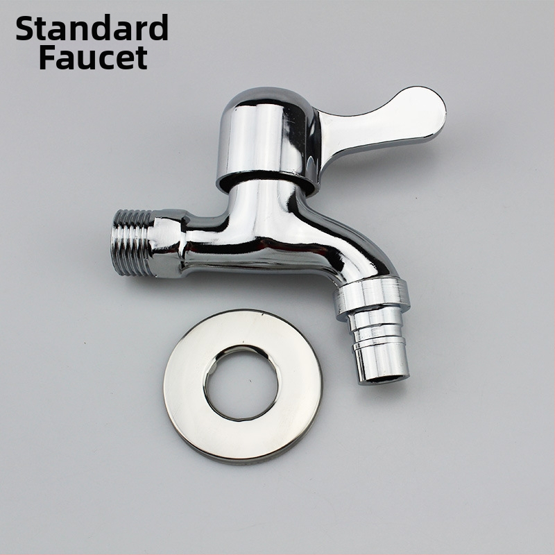 Prívod vody pre práčku, zinková zliatina, iba studená voda, rýchle otvorenie, priemer vstupu/výstupu 15 mm