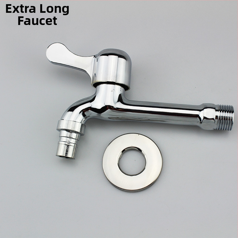 Prívod vody pre práčku, zinková zliatina, iba studená voda, rýchle otvorenie, priemer vstupu/výstupu 15 mm