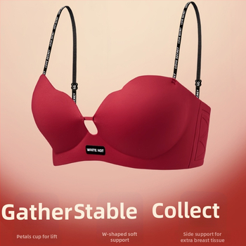 Bešivová Push-Up podprsenka bez drôtov pre malé prsia, zhromažďuje bočné tuky, 3/4 košíčky, tvarované košíčky – tenký horný, hrubší spodný, pevné dvojité ramienka, zadný tri háčiky