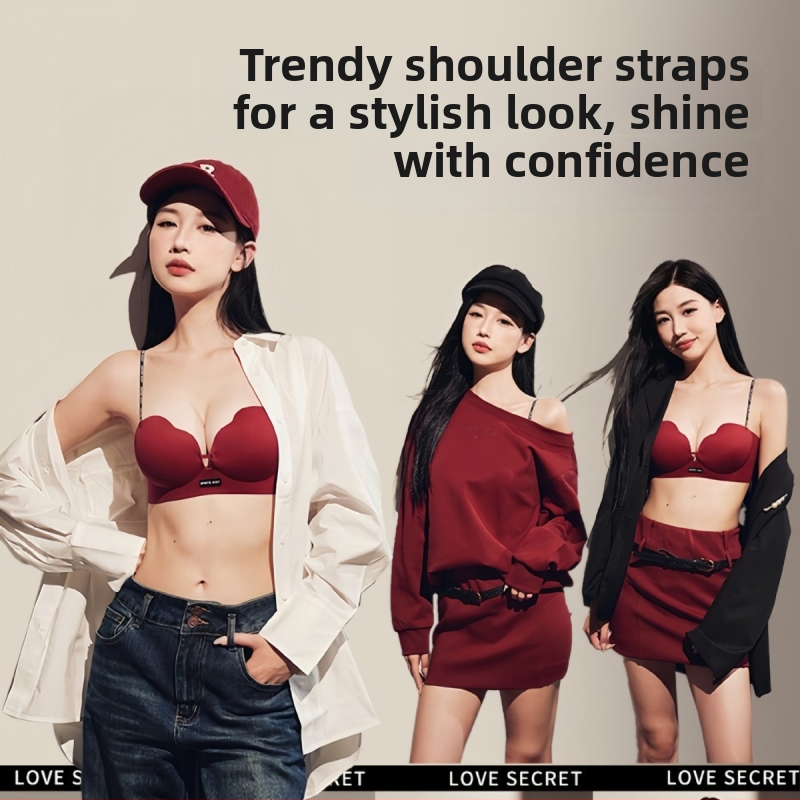 Bešivová Push-Up podprsenka bez drôtov pre malé prsia, zhromažďuje bočné tuky, 3/4 košíčky, tvarované košíčky – tenký horný, hrubší spodný, pevné dvojité ramienka, zadný tri háčiky