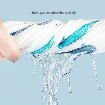 Dieťa šesťvrstvový bavlnený gáza uterák na balenie, 100% bavlna, 300–400 g, pre novorodencov