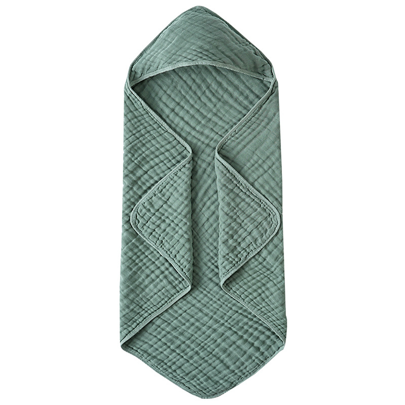 Prosop de baie cu glugă pentru nou-născuți și pătură de înfășare – 100% bumbac, 0–1 an, modele animale/desene animate