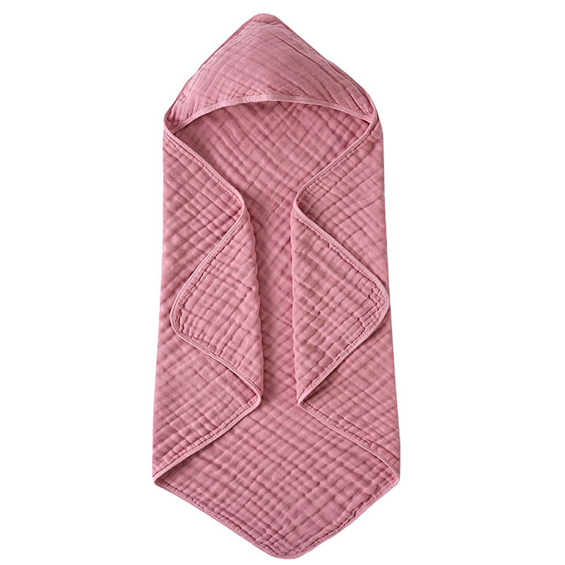 Prosop de baie cu glugă pentru nou-născuți și pătură de înfășare – 100% bumbac, 0–1 an, modele animale/desene animate