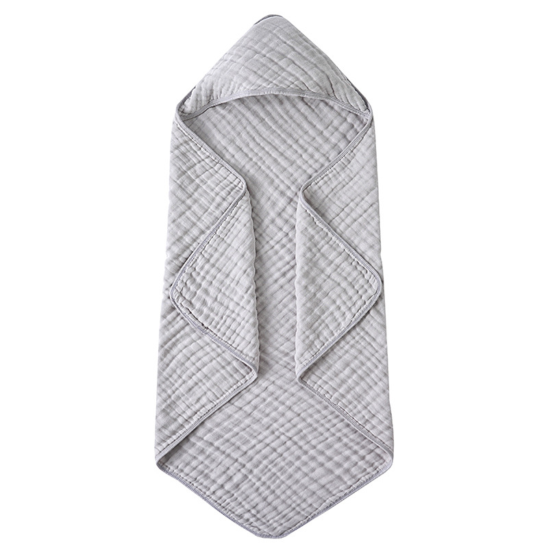 Prosop de baie cu glugă pentru nou-născuți și pătură de înfășare – 100% bumbac, 0–1 an, modele animale/desene animate