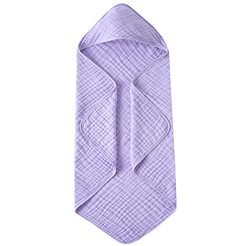 Prosop de baie cu glugă pentru nou-născuți și pătură de înfășare – 100% bumbac, 0–1 an, modele animale/desene animate