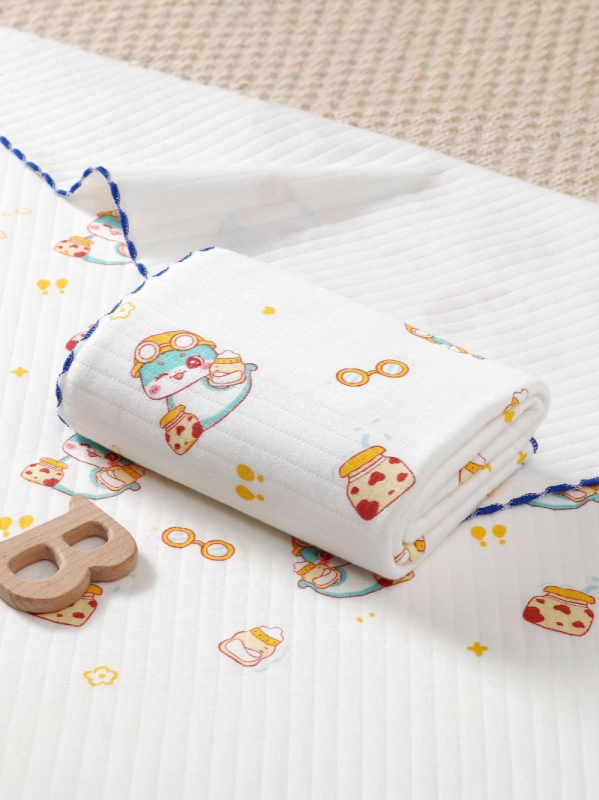 Swaddle deka od 100% pamuka za novorođenčad – Proljeće 2025, za dob 0–12 mjeseci, uzorci: životinje, pruge, mreža, jednobojno, crtani filmovi