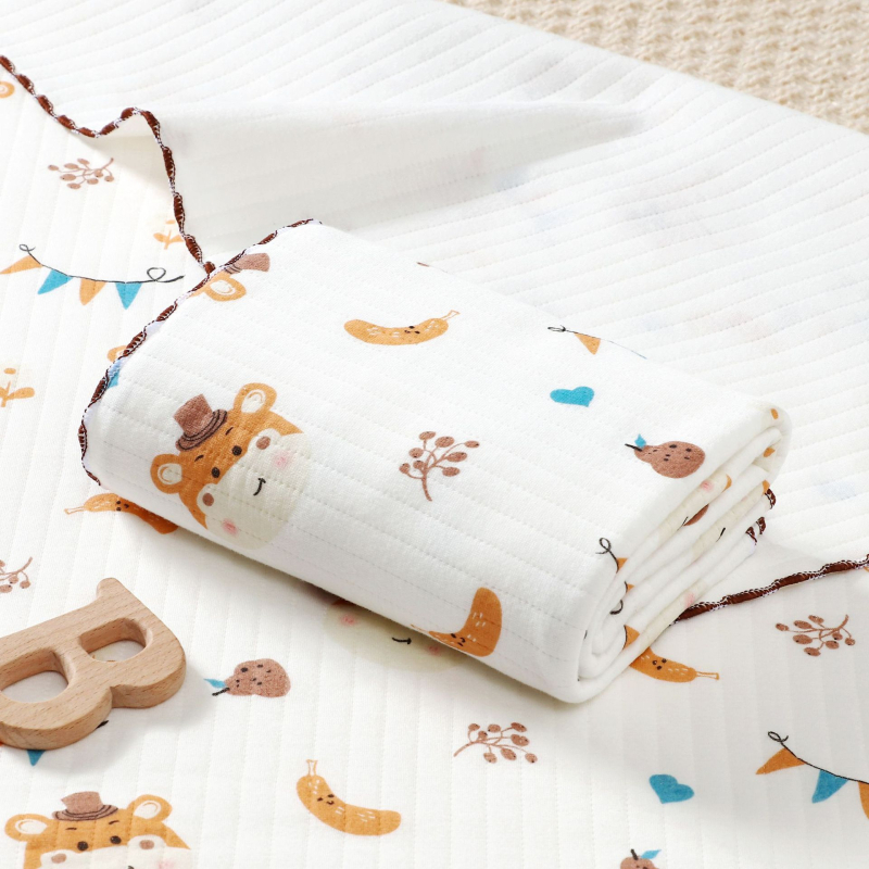 Swaddle deka od 100% pamuka za novorođenčad – Proljeće 2025, za dob 0–12 mjeseci, uzorci: životinje, pruge, mreža, jednobojno, crtani filmovi