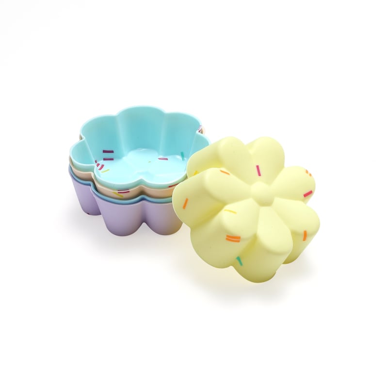 Silikónová forma na pečenie, 20 kusov v sade, nepravidelný tvar, teplotná odolnosť do 230°C, vhodné do rúry a do chladničky