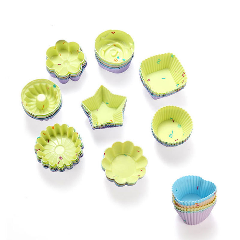 Silikónová forma na pečenie, 20 kusov v sade, nepravidelný tvar, teplotná odolnosť do 230°C, vhodné do rúry a do chladničky