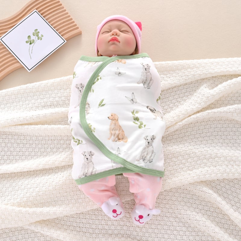 Hearte Baby Wrap - 100% pamuk, novorođenče, crtani uzorak
