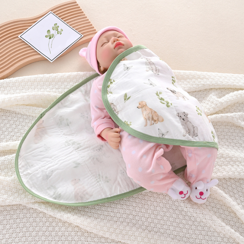 Hearte Baby Wrap - 100% pamuk, novorođenče, crtani uzorak