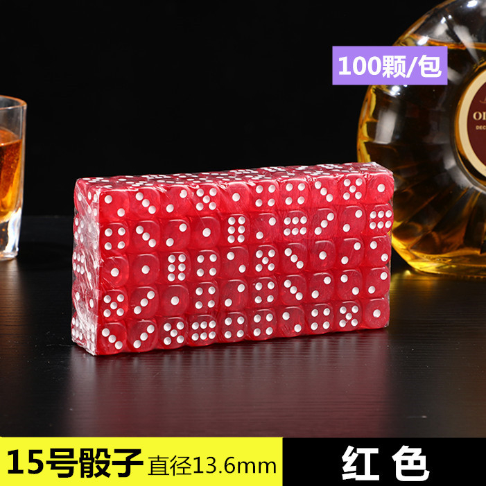 Dobókockák – műanyag, lekerekített sarkú, 10 000 darabos készlet, Runwei