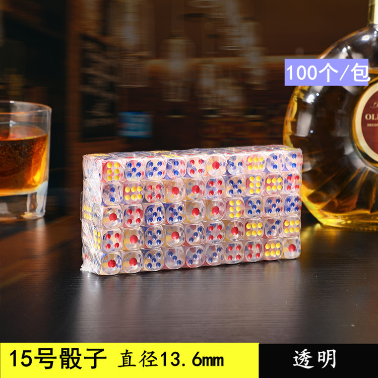 Dobókockák – műanyag, lekerekített sarkú, 10 000 darabos készlet, Runwei