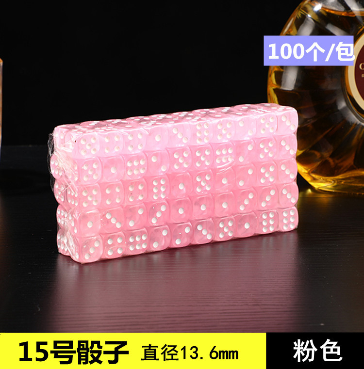 Dobókockák – műanyag, lekerekített sarkú, 10 000 darabos készlet, Runwei