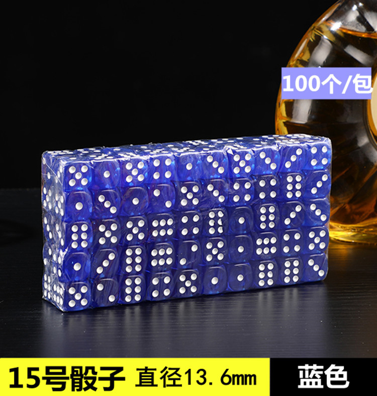 Dobókockák – műanyag, lekerekített sarkú, 10 000 darabos készlet, Runwei