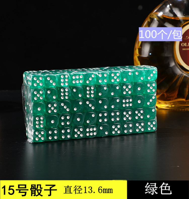 Dobókockák – műanyag, lekerekített sarkú, 10 000 darabos készlet, Runwei