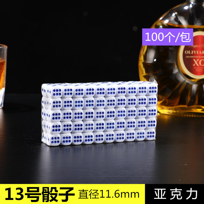 Dobókockák – műanyag, lekerekített sarkú, 10 000 darabos készlet, Runwei