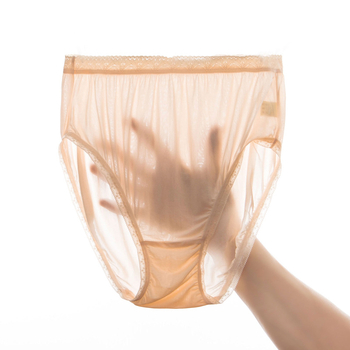 Tehotenské spodné prádlo z hedvábia, s vysokým pásom, rýchlo schnúce, pre tehotné ženy