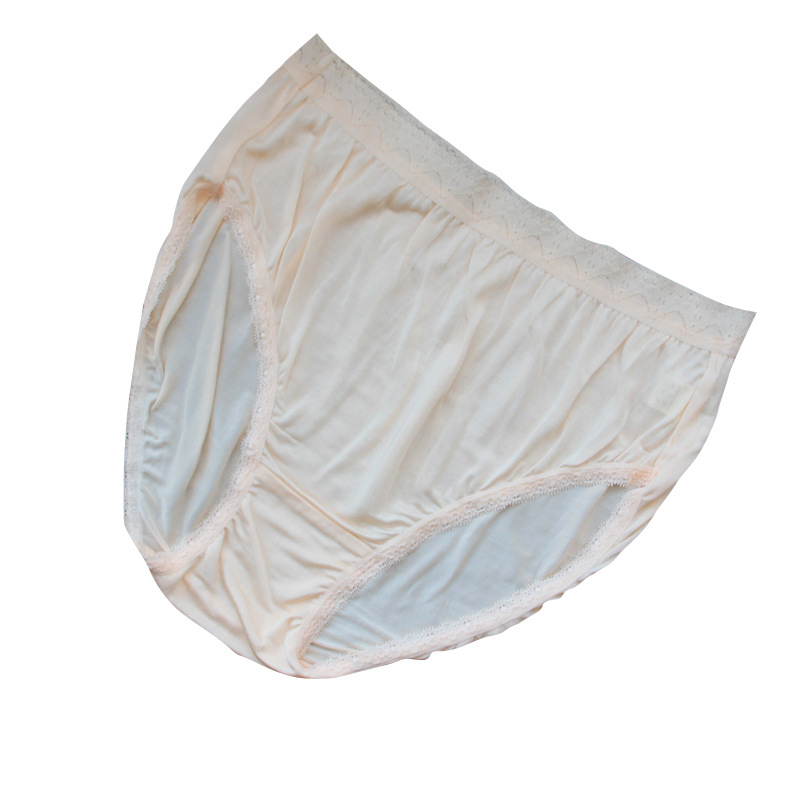 Tehotenské spodné prádlo z hedvábia, s vysokým pásom, rýchlo schnúce, pre tehotné ženy